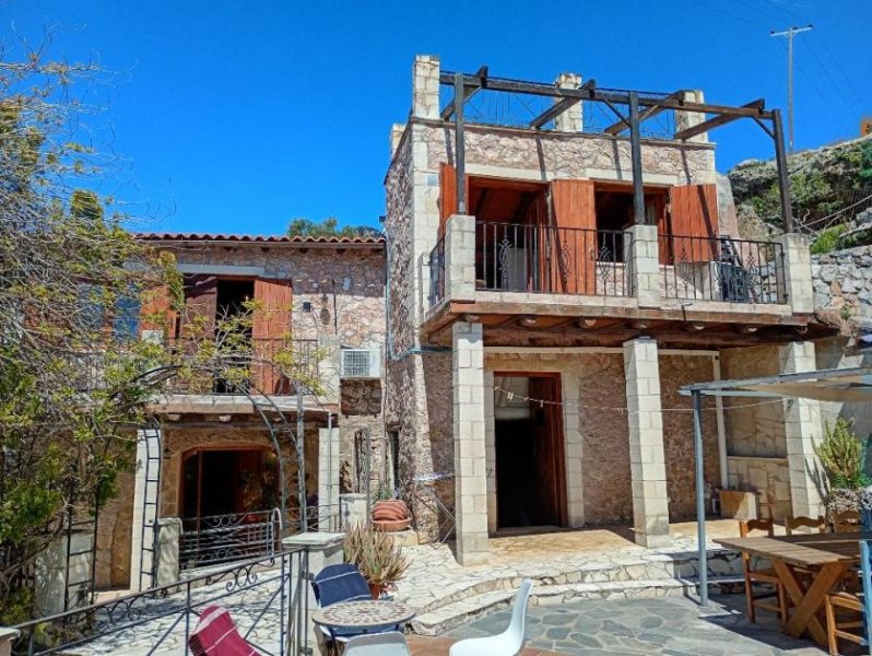 Komitades MIT VIDEO Südkreta, Komitades: Zwei Steinhäuser mit Meerblick und Potential Haus kaufen